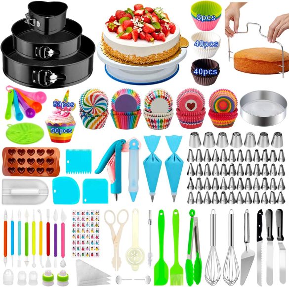 Include 493 Pcs Cake Decorating Kit all in one package