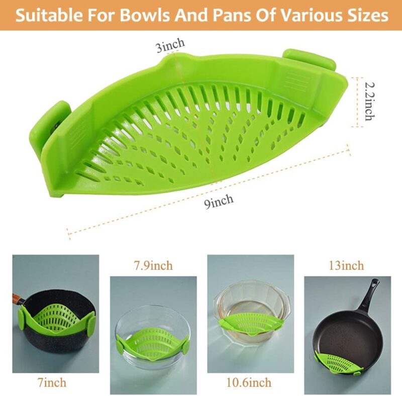 Clip on Strainer for Pots